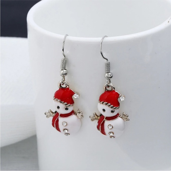 Women Christmas Hook Drop Dangle Earring Charm eardrop Jewelry Xmas Party - Picture 5 of 8